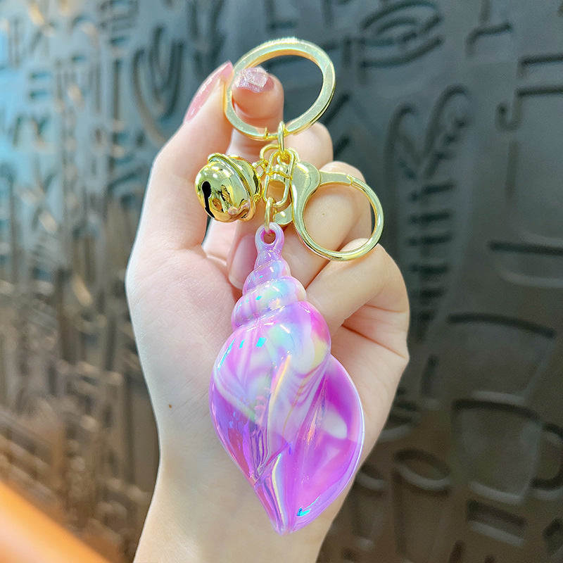 Wholesale Colored Conch Acrylic Keychains